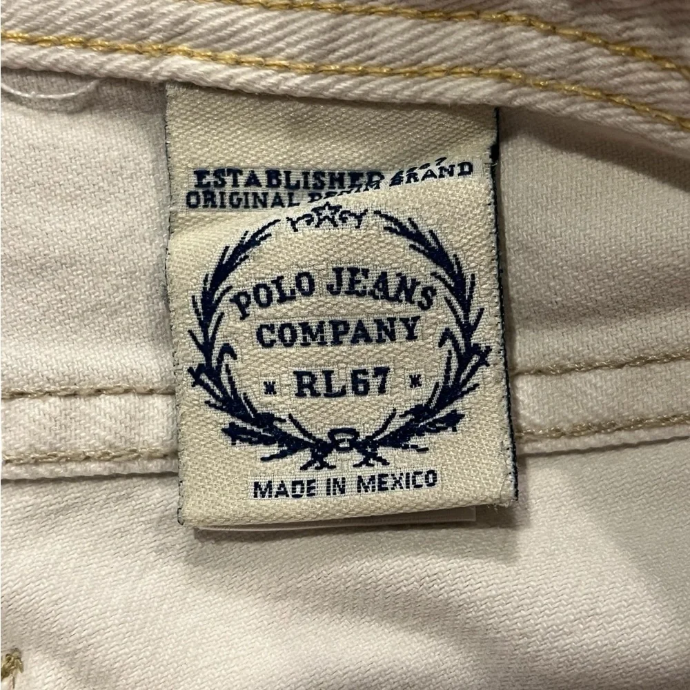 Polo Ralph Lauren Khaki Denim Shorts - Picture 8 of 9